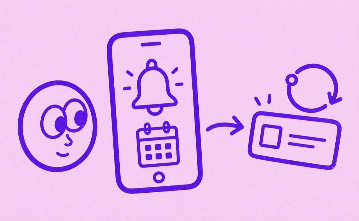 How subscription reminders work in Orbit illustration