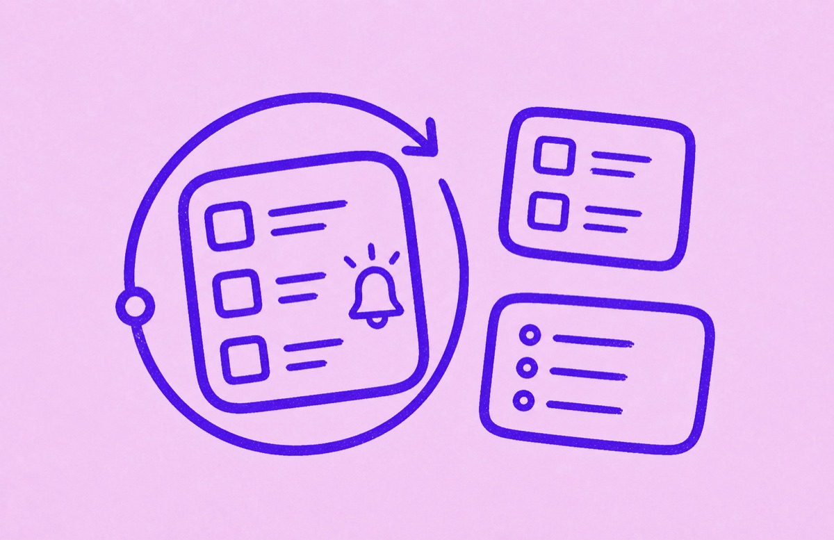 Widgets for subscription renewals illustration
